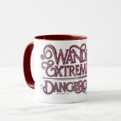 Mug Graphique Débordé Et Extrêmement Dangereux - Rose (Devant gauche)