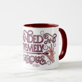 Mug Graphique Débordé Et Extrêmement Dangereux - Rose (Devant droit)