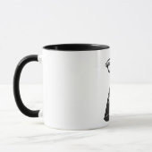 Mug Graphique d'enlèvement d'ovni rétro Alien Sci-Fi (Gauche)