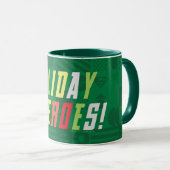 Mug Graphique des héros de vacances de la Ligue de Jus (Devant droit)