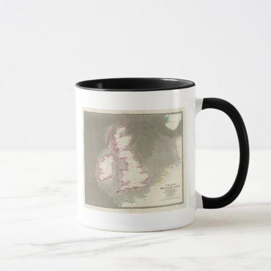 Mug Graphique des marées Britanniques (Droite)