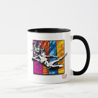 Mug Graphique des Panneaux de B.D. Black Widow