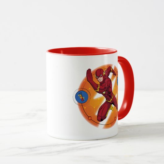Mug Graphique d'exécution du laboratoire Flash de dess (Devant droit)