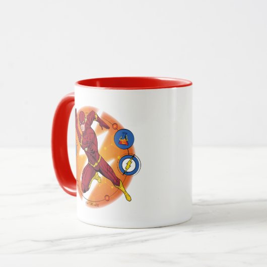 Mug Graphique d'exécution du laboratoire Flash de dess (Devant gauche)
