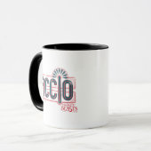 Mug Graphique d'orthographe Red Art Déco ACCIO™ (Devant gauche)