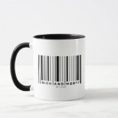 Mug Graphique du code barre de Rick et Morty (Gauche)