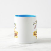 Mug Graphique du logo de la vache et du poulet (Centre)