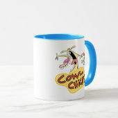 Mug Graphique du logo de la vache et du poulet (Devant droit)