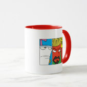 Mug Graphique du panneau de caractères de la force de (Devant droit)