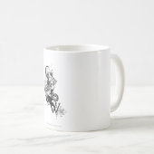 Mug Graphique en lanterne bleue 2 (Devant droit)