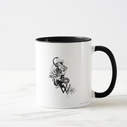Mug Graphique en lanterne bleue 2 (Droite)