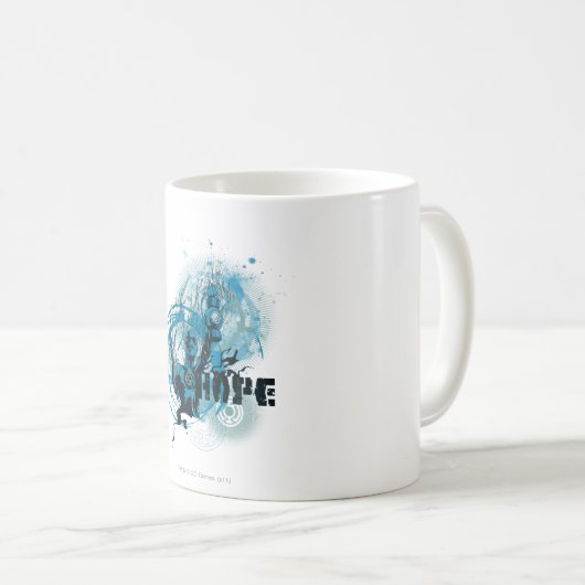 Mug Graphique en lanterne bleue 3 (Devant droit)