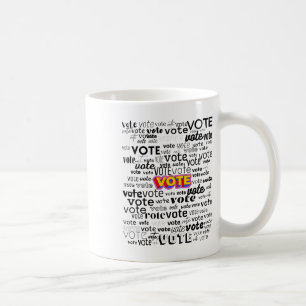 Mug Graphique Encourageant Les Hommes Votants Femmes S