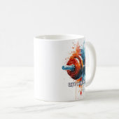 Mug Graphique et texte colorés (Devant droit)