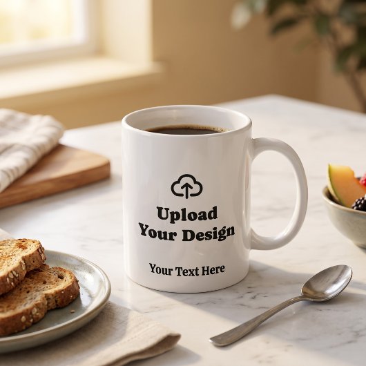Mug Graphique et texte personnalisés