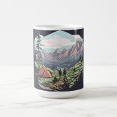 Mug Graphique extérieur unique, rétrographique/vintage (Centre)