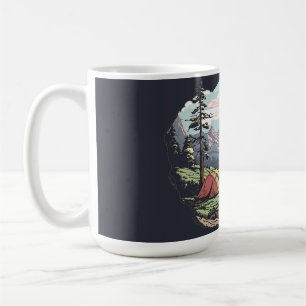 Mug Graphique extérieur unique, rétrographique/vintage