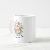 Mug Graphique Floral & Slogan (Devant gauche)