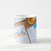 Mug Graphique graphique finance données financières (Centre)