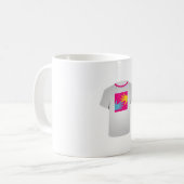 Mug Graphique imprimable d'art de bruit de T-shirt (Devant gauche)