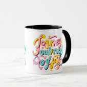 Mug "Graphique joyeux dynamique" (Devant droit)