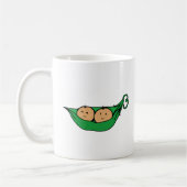 Mug Graphique jumeau de cosse (Gauche)