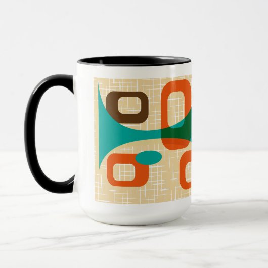 Mug Graphique moderne du milieu du siècle (Gauche)