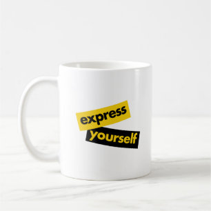 Mug Graphique moderne, dynamique, audacieux de l'Expre
