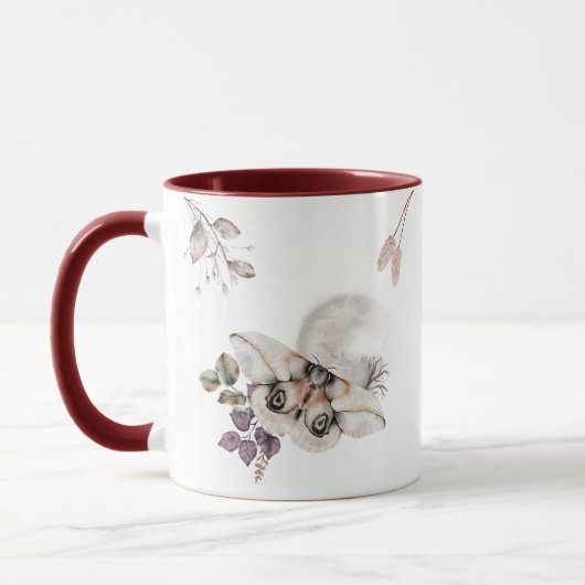 Mug Graphique Moonlit Moth (Gauche)