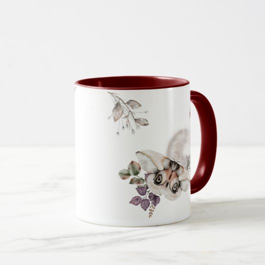 Mug Graphique Moonlit Moth (Devant droit)