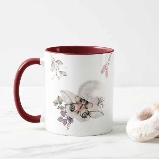 Mug Graphique Moonlit Moth (Avec donut)