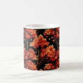 Mug Graphique Motif sans couture Red Fall Maple Tree (Centre)