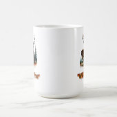 Mug Graphique naturel des cerfs sauvages et libres (Centre)