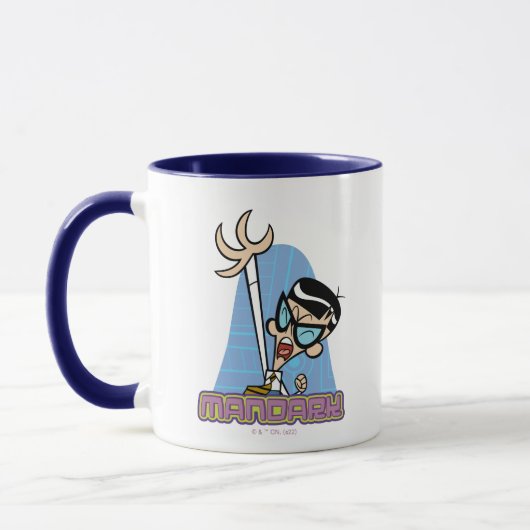 Mug Graphique Nom de caractère Mandark (Gauche)
