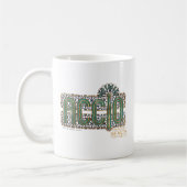 Mug Graphique orthographique Jade Art Déco ACCIO™ (Gauche)