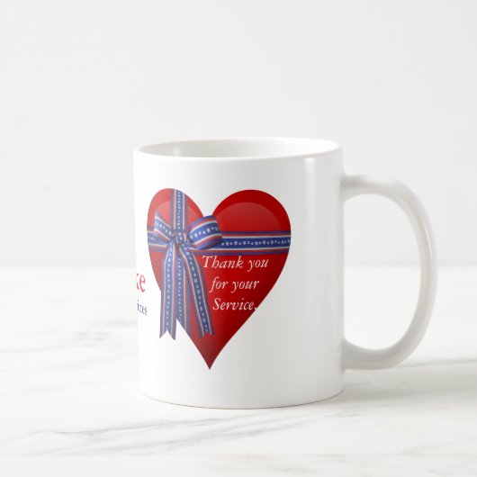 Mug Graphique Patriotic Heart (Droite)