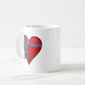 Mug Graphique Patriotic Heart (Devant gauche)