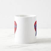 Mug Graphique Patriotic Heart (Centre)