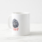 Mug Graphique Rétro Classique F-Caw-F (Devant gauche)