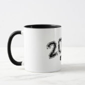 Mug Graphique Rétro Vintage 2004 Grunge Établie (Gauche)