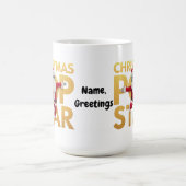 Mug Graphique Robot Père Noël Star de Noël Pop (Centre)