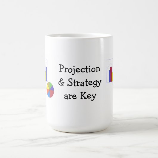 Mug Graphique Stratégie marketing projectile (Centre)