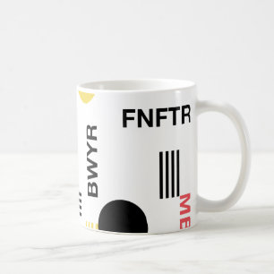 Mug Graphique urbain moderne avec typographie et forme
