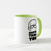 Mug Graphique Velma "plus intelligent que vous" (Devant droit)
