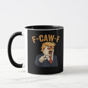 Mug Graphique Vintage Anti-Classique F-Caw-F Poulet