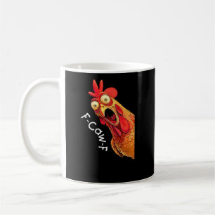 Mug Graphique Vintage Classique F-Caw-F-Poulet