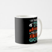 Mug Graphiques de citation d'anniversaire 75 ans drôle (Devant droit)