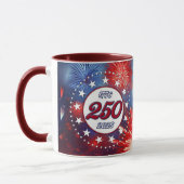 Mug Graphiques de feux d'artifice pour le 250e anniver (Gauche)