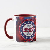 Mug Graphiques de feux d'artifice pour le 250e anniver (Gauche)