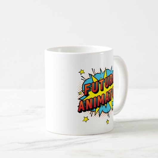 Mug Graphiques de mouvement d'animation Future (Devant droit)